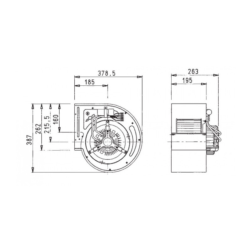 Ventilateur SAI 240/140 RD 3 VIT
