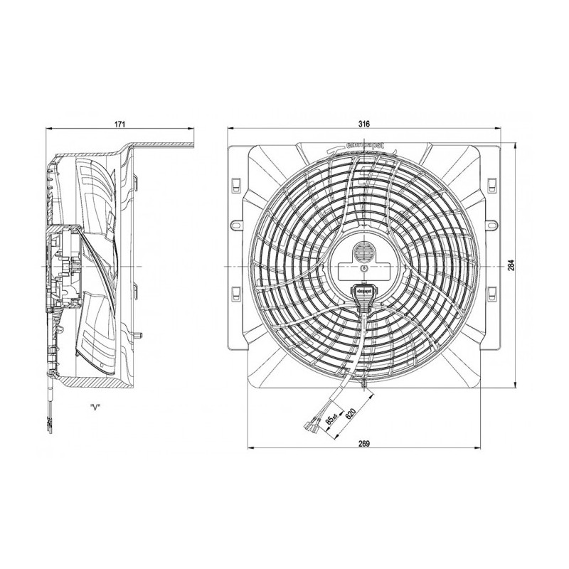 Ventilateur W1G250-CB17-03.UH
