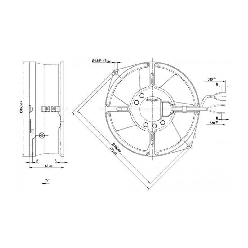 Ventilateur W2S130-AA13-87