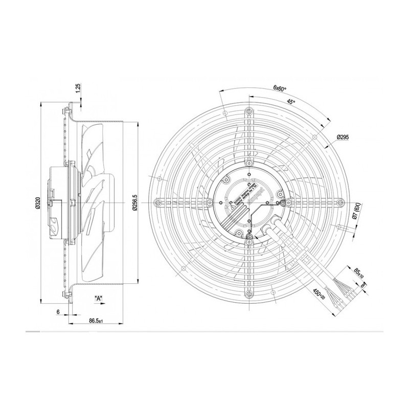 Ventilateur W3G250-CD54-01