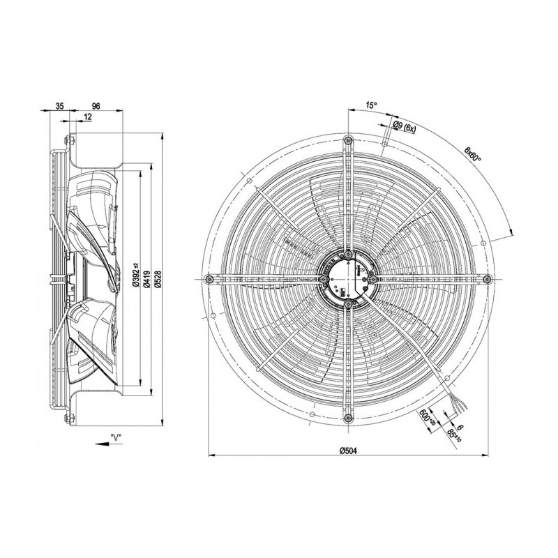Ventilateur W3G400-CN04-30