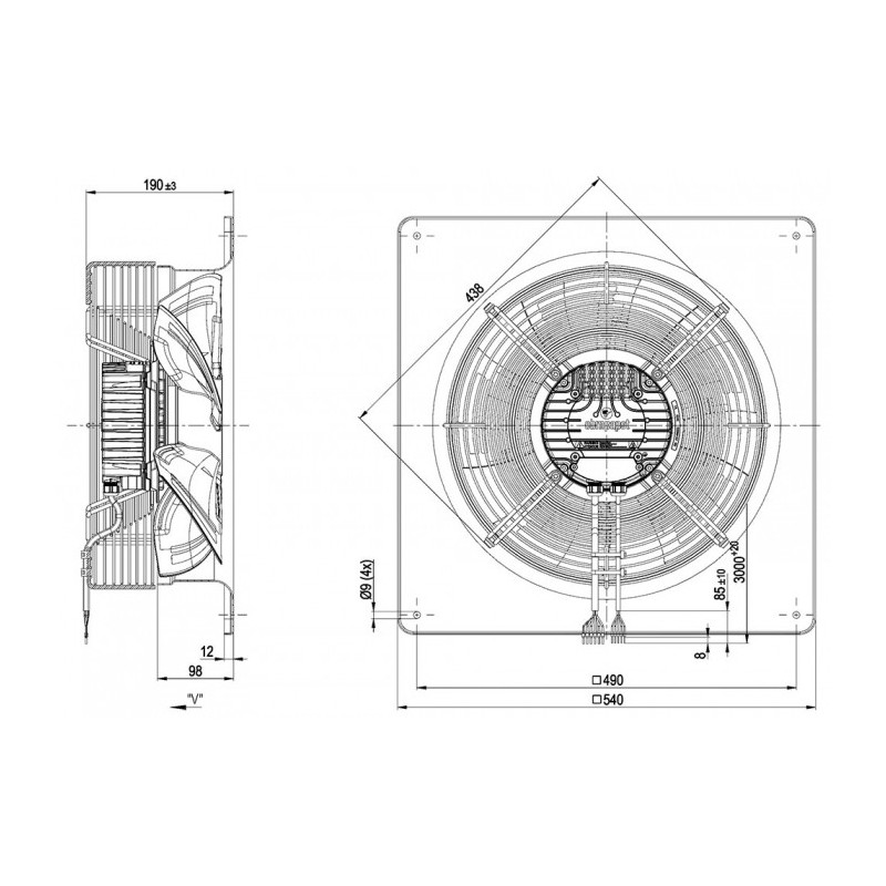 Ventilateur W3G400-FK11-M5