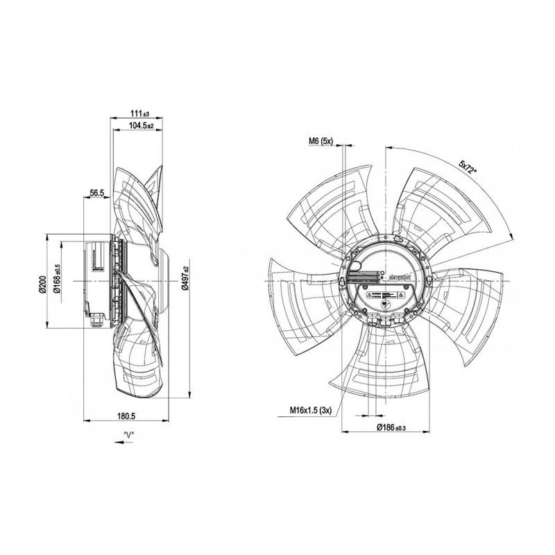 Ventilateur W3G500-AW08-51