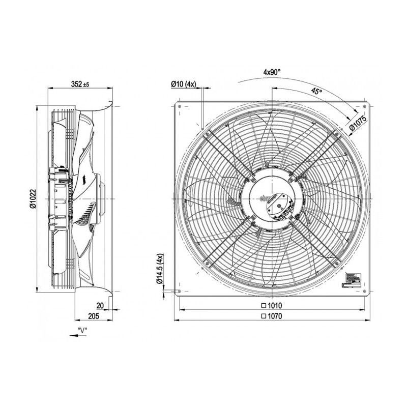 Ventilateur W3G910-LV12-03