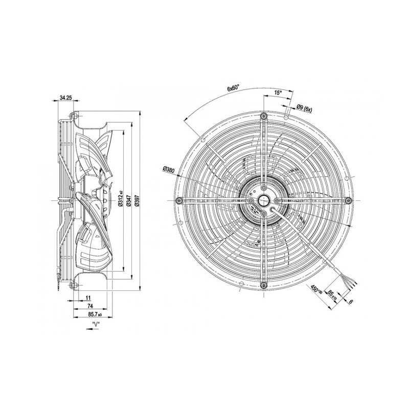 Ventilateur W4D315-CS10-30