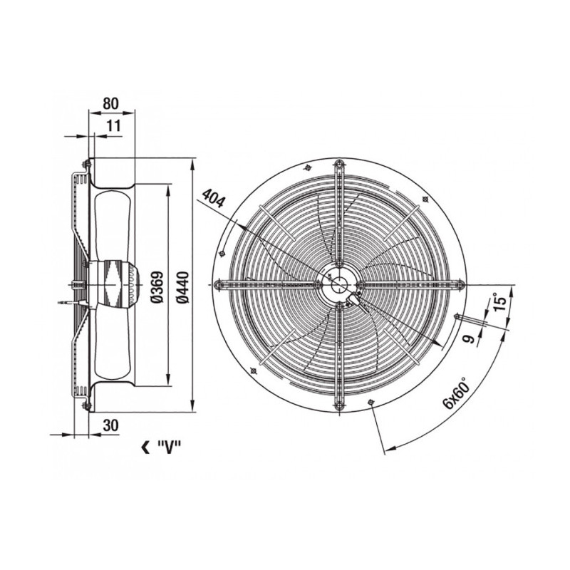 Ventilateur W4D330-CP10-30