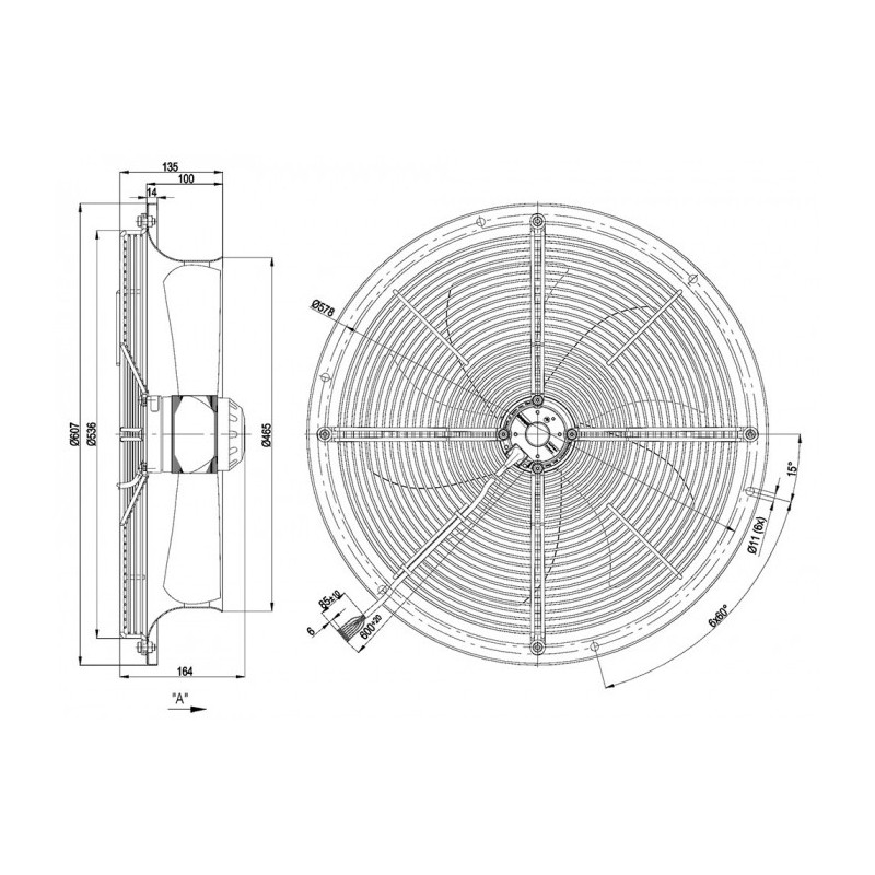 Ventilateur W4D450-CP01-02