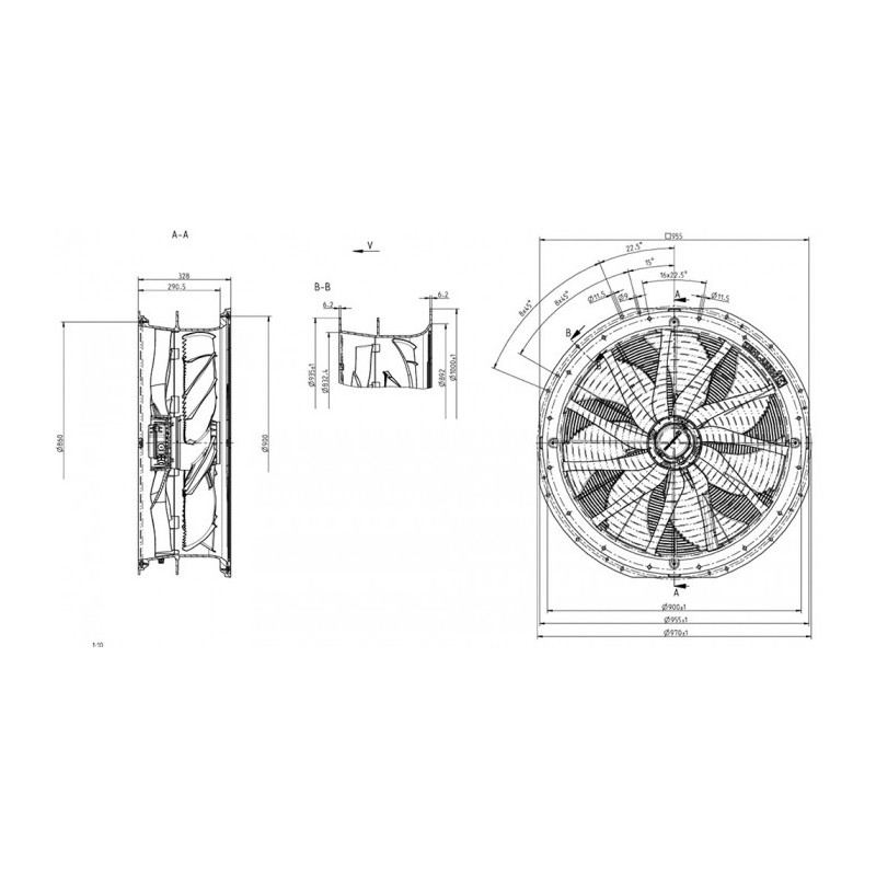 Ventilateur ZN080-NDL.6K.V7P5